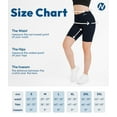 thumbnail image 6 of Nirlon Biker Shorts For Women - High Waisted Womens Workout Shorts With Pockets, 6 of 6