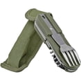 thumbnail image 1 of Couverts de Voyage Réutilisables en Acier Inoxydable 8 en 1 Ustensile Portable Détachable avec Pochette, 1 of 5