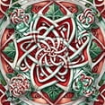 thumbnail image 2 of CafePress - Christmas Peppermint - Tile Coaster, Drink Coaster Set of 4, 2 of 4