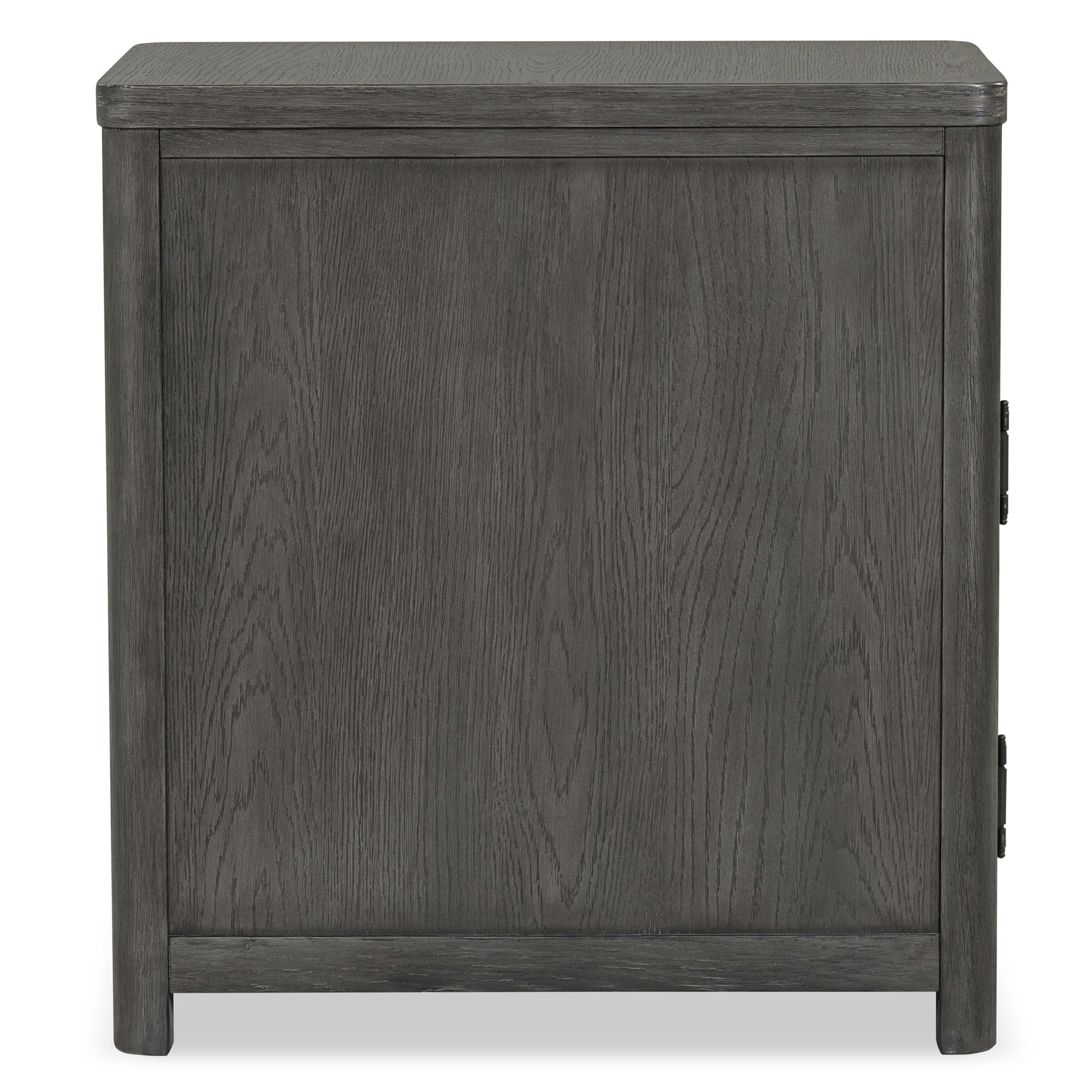 Furniture of America Cheri Modern 1-Drawer and USB Port Solid Wood Indoor End Table with USB Port, Ash Gray