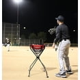 thumbnail image 2 of PowerNet Baseball Softball Tennis Ball Caddy, 36" Portable Practice Caddy with Wheels Holds up to 100 Tennis Balls, Baseball Holder (Wheeled Caddy), 2 of 6