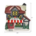 thumbnail image 4 of Christmas Village Mini Multi-color Porcelain House - Florist, 3.5 in, by Holiday Time, 4 of 6