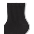 thumbnail image 3 of No nonsense Women's Soft & Breathable Cushioned Mini Crew Socks 3 Pair Pack, Black, One Size, 3 of 7