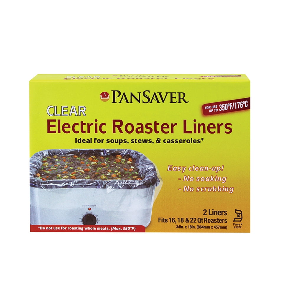 PanSaver Electric Roaster Liners Pack of 2