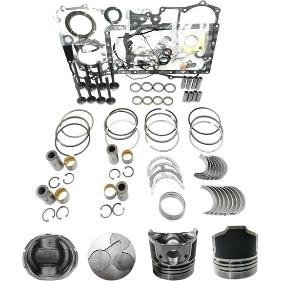 V1305 Engine Overhaul Rebuild Kit (No cylinder liner) For Kubota B2710HSD F3060 X-20 Tractor V1305B V1305T Engine R310 R310H Loader Piston Diameter 76mm