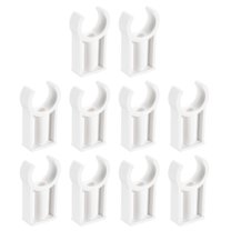 Pipe Clamps Clips, 20 Pack for 25mm(1") OD Hose Hanger Support, White