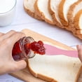 thumbnail image 5 of 1-Pack Multipurpose Spreaders,Everyday Use Knives for Spreading,Food-Grade Small Spreader Knives,Dishwasher Safe,Mess Free Butter Spreader,BPA-Free,Plastic Kitchen Cooking Tools(Pink), 5 of 6