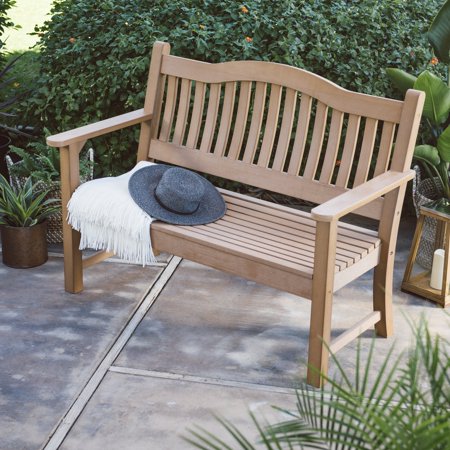 Belham Living Rosa All Weather Resin Curved Back Bench ...