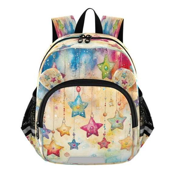 DIXRUYEE Backpack Lovely Colorful Starry Serenade Pattern Pattern Suitable Schoolbag