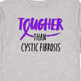 thumbnail image 4 of Inktastic Tougher than Cystic Fibrosis Boys or Girls Long Sleeve Toddler T-Shirt, 4 of 5
