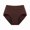 Brown, variant on Women High Waist Breathable Mesh Period Underwear Leak Proof Multi-layer Absorbent Protective Liner Stretchy Soft Mid Rise Brief Panties XL