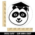 thumbnail image 2 of Graduation Panda Self-Inking Rubber Stamp Ink Stamper - Purple Ink - Large 1-1/2 Inch, 2 of 7