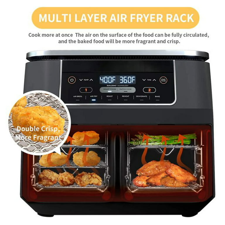 Air Fryer Rack compatible with Instant Vortex,Philips,COSORI Air Fryer,8''  Sq