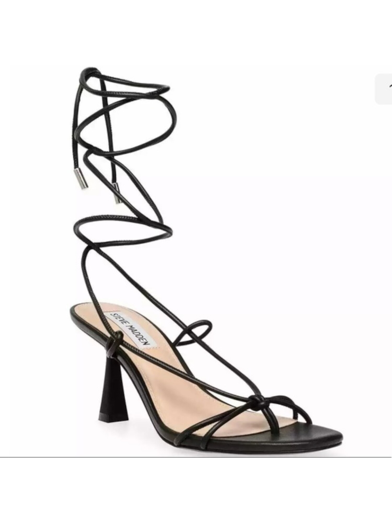 STEVE MADDEN Womens Black Wrapping 