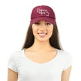 thumbnail image 5 of DALIX Dance Mom Hat Support Daughter Embroidered Cotton Cap in Maroon, 5 of 6