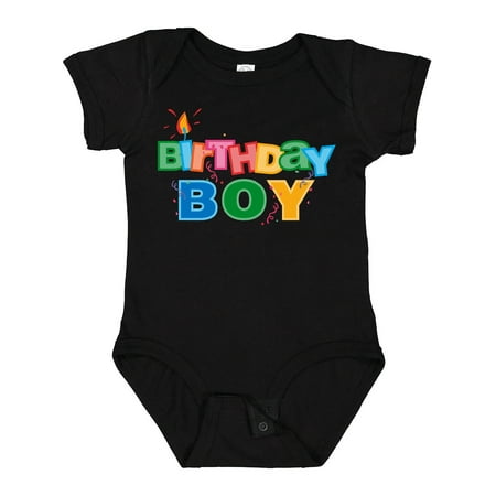 

Inktastic Birthday Boy Letters Gift Baby Boy Bodysuit