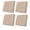Brown, variant on Outdoor Patio Cushion Covers 2 Pack Solid Color Patio Chair Cushion Covers with Ties and Zipper Wine Red Waterproof Outdoor Seat Cushion Covers for Patio Furniture 20"x18"