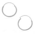 thumbnail image 3 of 14k Yellow or White Gold Endless Hoops Hoop Earrings, 3 of 6