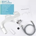 thumbnail image 6 of SAMODRA Ultra-Slim ABS Bidet Attachment with Dual Nozzle Cleaning Modes, 6 of 6