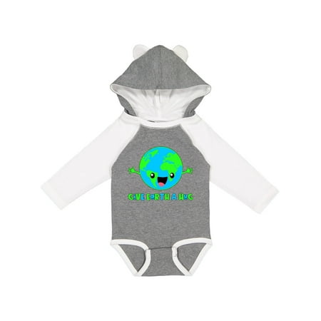 

Inktastic Give Earth a Hug Cute Globe Gift Baby Boy or Baby Girl Long Sleeve Bodysuit
