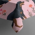 thumbnail image 5 of Rottweiler Dogs with Pioneer Flower Square Tablecloth,Waterproof Square Table Cover,Wipeable Spillproof Washable Table Cover for Home Kitchen Party Decor 60"x60"(152x152cm), 5 of 6