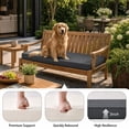 thumbnail image 2 of YEERSWAG 48x18x3 inch Outdoor Chair Cushions Bench Cushion Patio Chair Cushions Non Slip Removable Anti-fading Water Resistant Garden Loveseat Cushion with Handle, 2 of 7