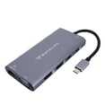 thumbnail image 1 of Imagen de producto Imagen de producto Imagen de producto Imagen de producto Adaptador Hub USB-C Batauro 2 x HDMI 1 x VGA 2 x USB 3.0 3 x USB-C 1 x PD 1 x SD 1 x Micro SD 1 x 3.5mm, 1 of 3