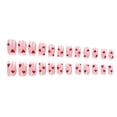 thumbnail image 4 of Uñas postizas adhesivas GUAACCB diseño de corazón, cortas y cuadradas, 4 of 7