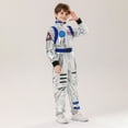 thumbnail image 6 of WOYY Boys and Girls Space Astronaut Co_stume Long Sleeve Jumpsuit with Accessories for Kids, Sizes 7-9, 6 of 8