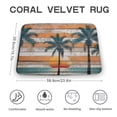 thumbnail image 2 of Beach Palm Sunset Pattern Bath Mat,Plush Bathroom Decor Mat with Non Slip Backing,Bath Rugs for Bathroom, Great for Bath, Shower, Bedroom, Kitchen, Office or Door Mats 16"x24", 2 of 7