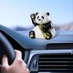 thumbnail image 2 of Juguetes Solares Danzantes, Muñecos Panda con Cabeza Muñeco Panda, Figuras Coleccionables, Decoración para Tablero Instrumentos Automóvil, Accesorios Escritorio Panda para Oficina, 2 of 4