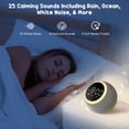 thumbnail image 4 of Máquina de sonido White Noise Rohent con luz nocturna y despertador, 4 of 8