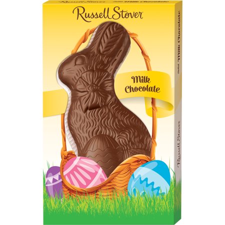 Russell Stover Jumbo Solid Milk Chocolate Bunny, 11 oz - Walmart.com