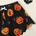 thumbnail image 5 of Bjutir Womens Halloween Pajamas Set Pumpkin Printed Sleeveless Camisole And Shorts Homewear Pajama Sleepwear Set Black, 5 of 7