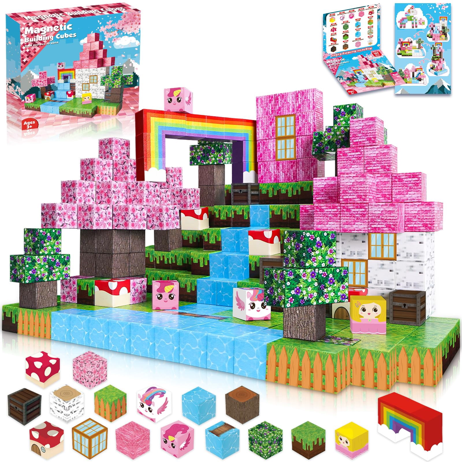 Juguetes Didácticos Magneticos Bloques Bloques Magnéticos De Construcción Para Niños 60 Piezas, Juguete Juguetes Didácticos Magneticos Bloques Bloques Magnéticos De Construcción Para Niños 60 Piezas, Juguete