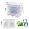 thumbnail image 2 of Multi-layer homemade frozen ice cube mold refrigerator ice box with lid home ice box, 2 of 5