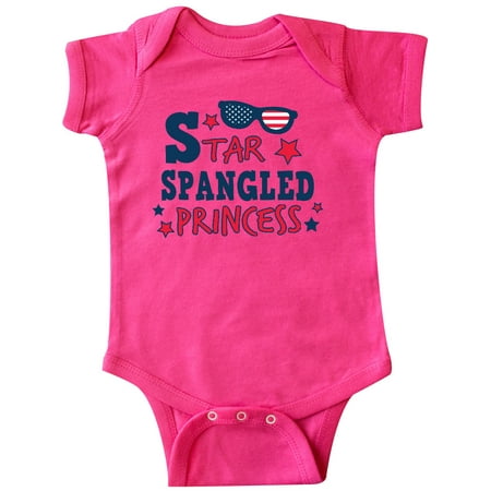 

Inktastic Star Spangled Princess with Sunglasses and Stars Gift Baby Girl Bodysuit
