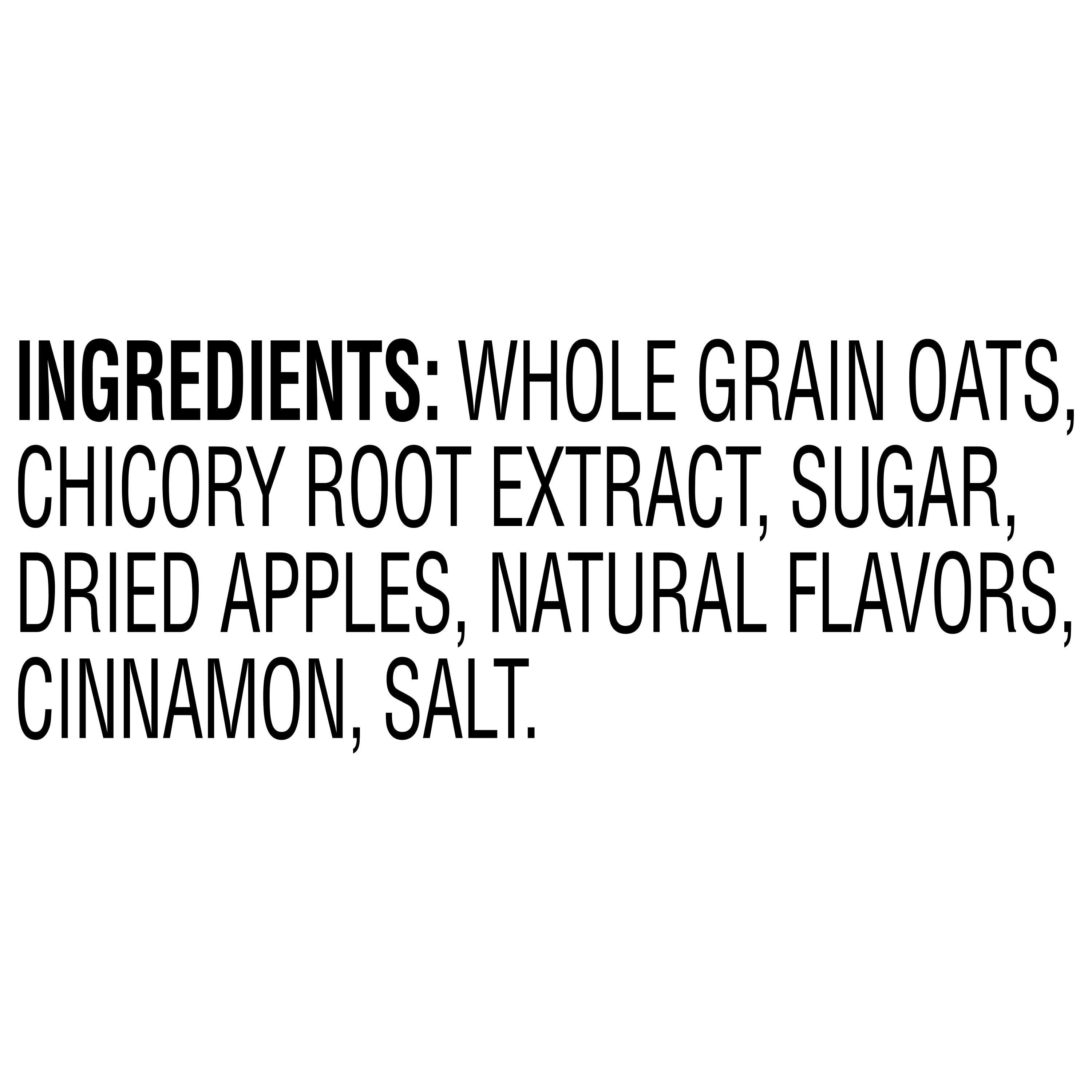(6 pack) Quaker Fiber Apples & Cinnamon Instant Oatmeal, 1.58 oz 8 Count