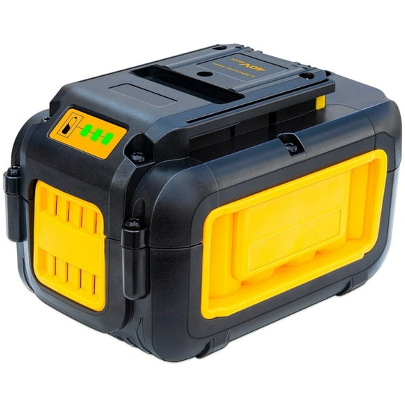 FSKE 7.5Ah Replacement for DW 40V Battery DCB404 DCB406 DCB407 DCB114, Lithium Ion