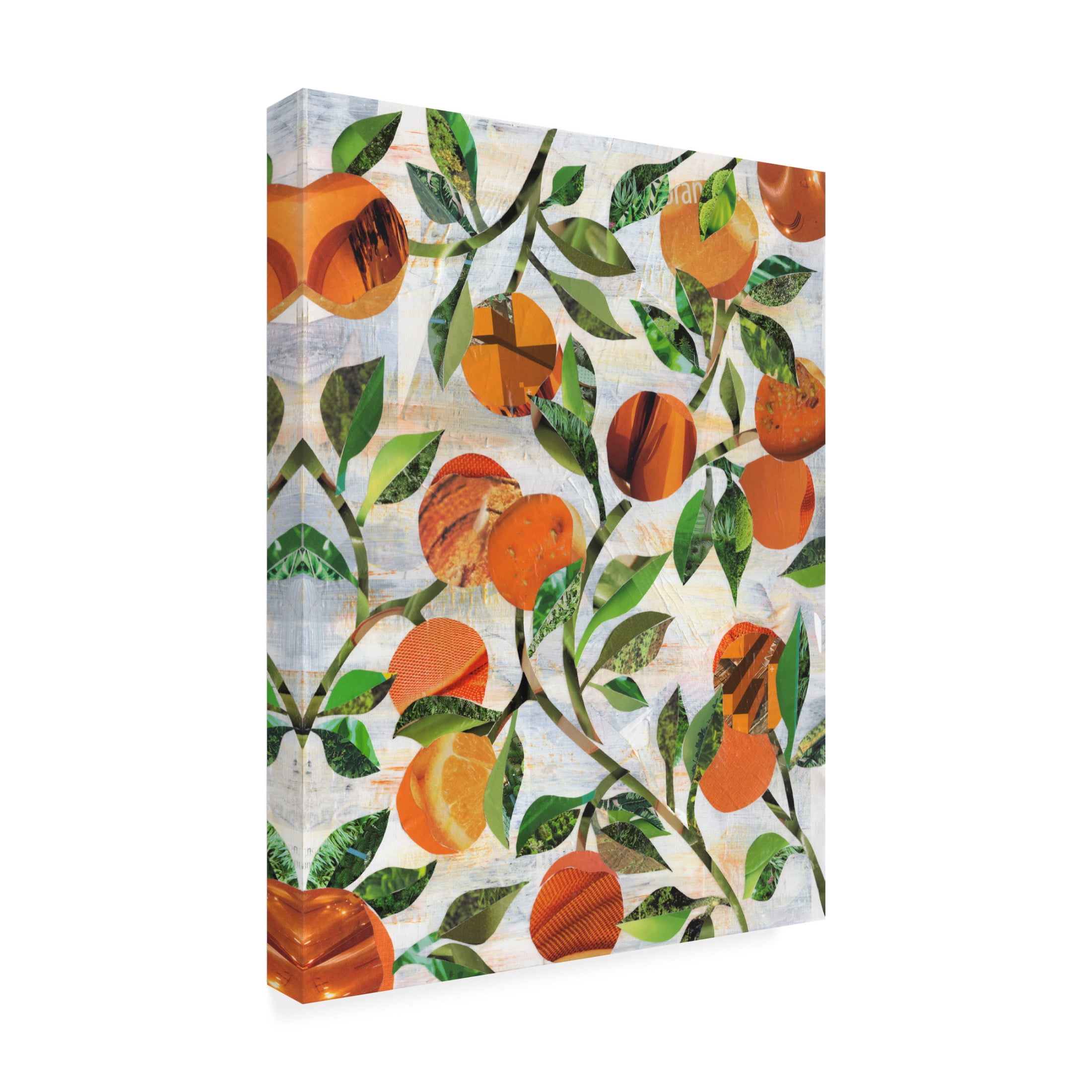 Canvas Wall Art - Artpoptart 'Oranges 2' Wall Art for Living Room, Bedroom, or Office Décor by Trademark Fine Art - 24 x 32 Inches