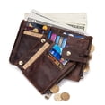 thumbnail image 4 of WEISIPU Men's Blocking Wallet Leather Purse Card Slots Coins Holder Chain, 4 of 8