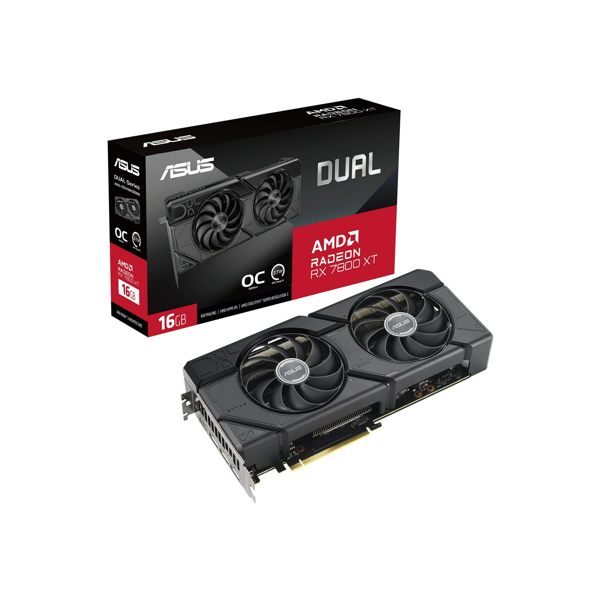 Y*☆様 ASUS DUAL Radeon RX 7800 XT OC 16GB ASUS Dual Radeon RX 7800 XT 16GB - OC Edition - graphics card