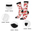 thumbnail image 5 of Honeii Hand Drawn Watermelon Print Adult Socks,Crew Socks,Casual Calf Socks,Daily Wear Socks for Men & Women, Perfect for Sports, Casual and Everyday Use, 5 of 6