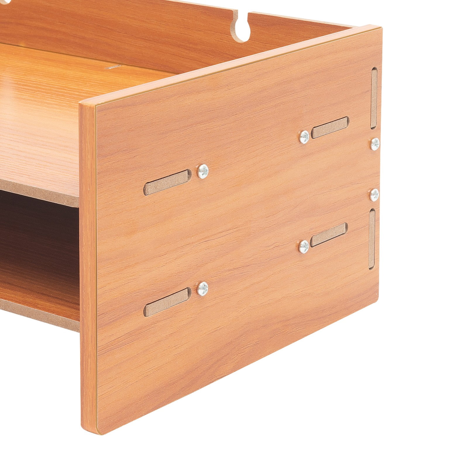 Monitor Stand Riser, Computer Monitor Stand Shelf with Storage, Durable Engineered Wood Desktop Organizer for Home Office