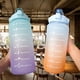 thumbnail image 4 of Botella de agua de 2 litros con pajita para mujer y niña, botella de viaje portátil grande, taza de Fitness deportiva, agua fría de verano con escala de tiempo, 4 of 4