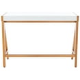 thumbnail image 6 of SAFAVIEH Ripley Solid Classic Modern Glam Writing Desk, Oak/White, 6 of 11
