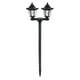 thumbnail image 2 of Faroles de exterior impermeables, lámpara de pie decorativa vintage para patio, jardín, patio, puerta delantera/trasera, faros de dos postes, lámparas de pie solares., 2 of 6