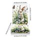 thumbnail image 3 of Easter Dining Chair Covers Chair Back Covers Removable Washable Chair Protectors For Easter Home Kitchen, 3 of 6