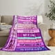 thumbnail image 2 of LHSHID Mom Blankets from Daughter My Amazing Mom Blanket for Mother with Many Moved Words Thanksgiving Christmas Bday Mothers Day Presents for Mom Throw Blanket 60x80in, 2 of 6