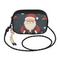 thumbnail image 2 of FORMRS Mini Crossbody Bag for Women Adjustable Rope Shoulder Casual Phone Purse, Blue Christmas Santa, 2 of 7